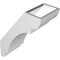 Ekena Millwork 5 1/2-in. W x 10-in. D x 14-in. H Olympic Architectural Grade PVC Knee Brace BRCP055X10X14OLY - alternate 5
